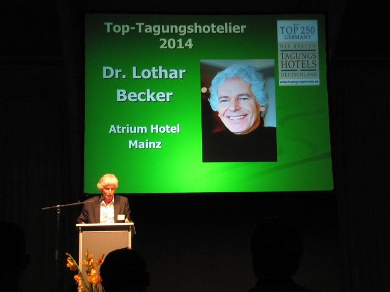Lothar Becker als Top-Tagungshotelier 2014 ausgezeichnet