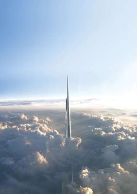 Weltweit höchster Turm samt  Luxushotel entsteht in Jeddah – Tausend Meter hohes Bauwerk soll 2017 eingeweiht werden