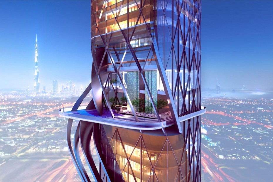 Verrücktes Luxushotel mit Regenwald entsteht in Dubai – Rosemont Hotel and Residences soll 2018 als Curio by Hilton Hotel eröffnen